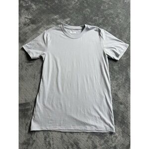 Outlier Shirt Men's Small Light Gray Short Sleeve 100% Merino Wool USA